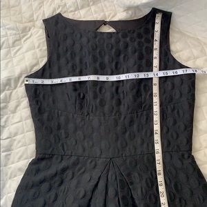 EUC Brooks Brothers black dotted cocktail dress, 8